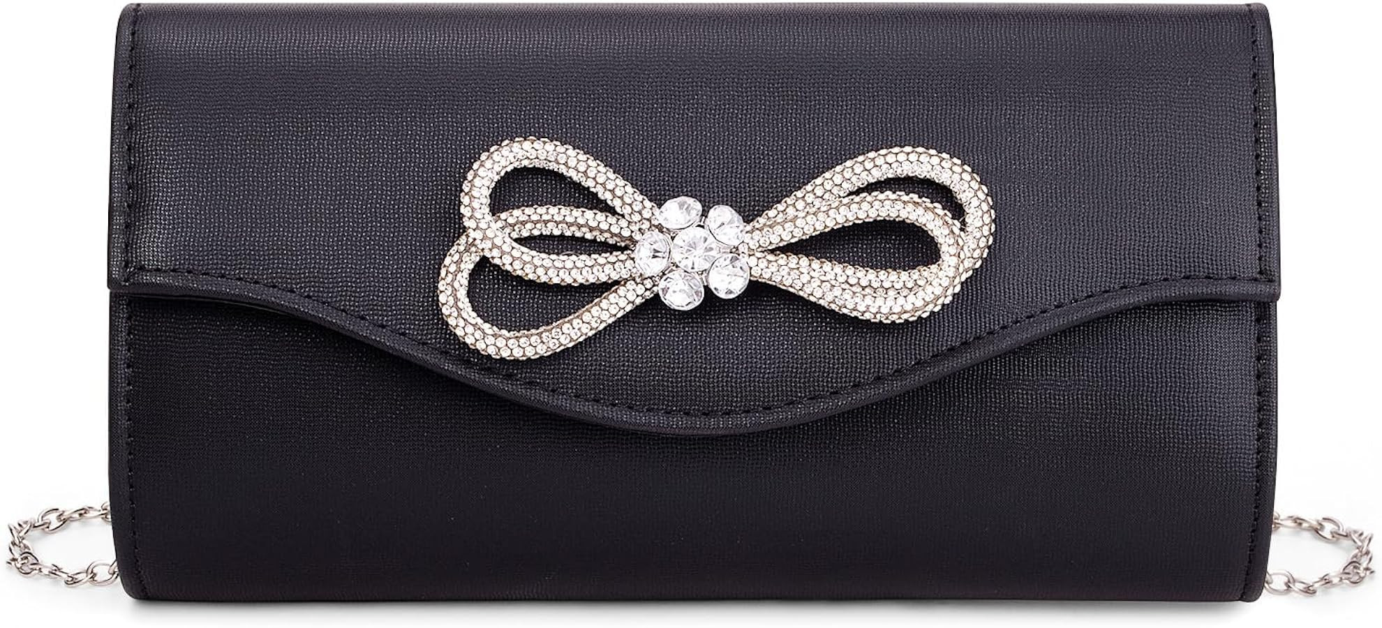 Gets Women Evening Bag Rhinestone Bow Clutch Purse for Women Party Wedding Prom Cocktail Formal F... | Amazon (US)