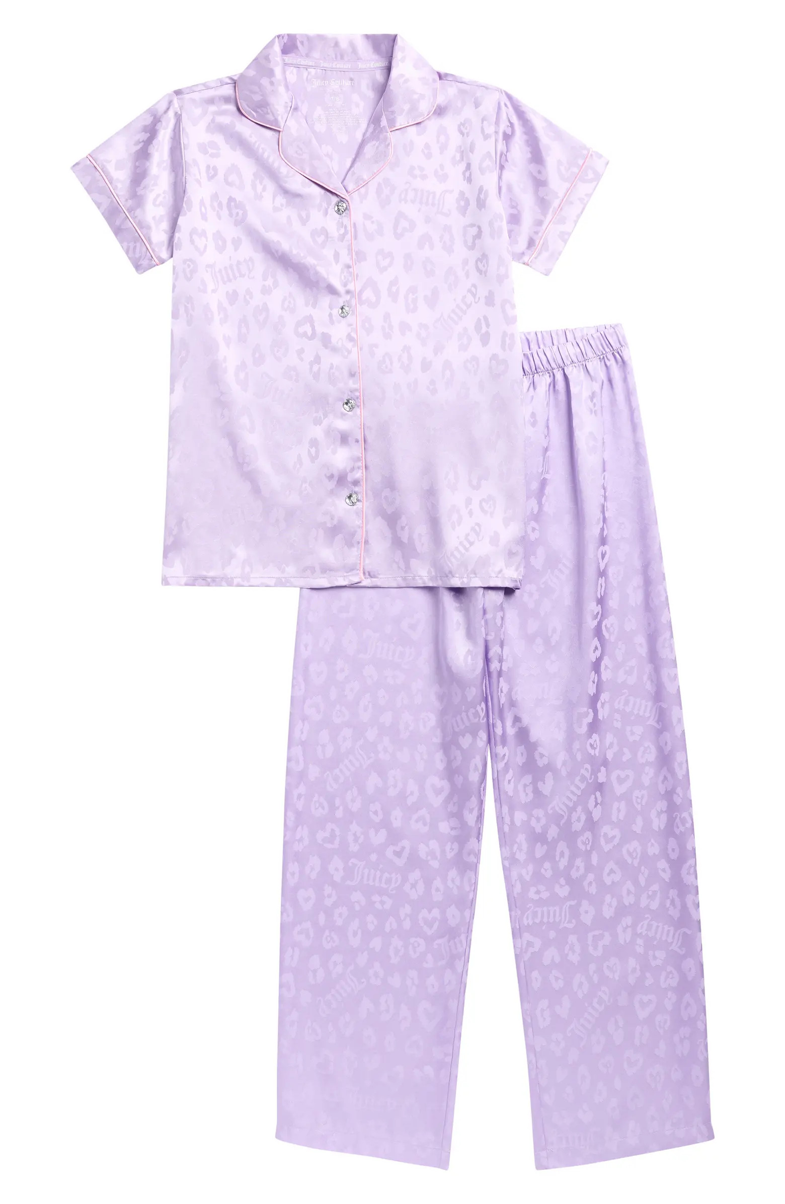 Juicy Couture Kids' Lilac Leopard Spot Pajamas | Nordstromrack | Nordstrom Rack