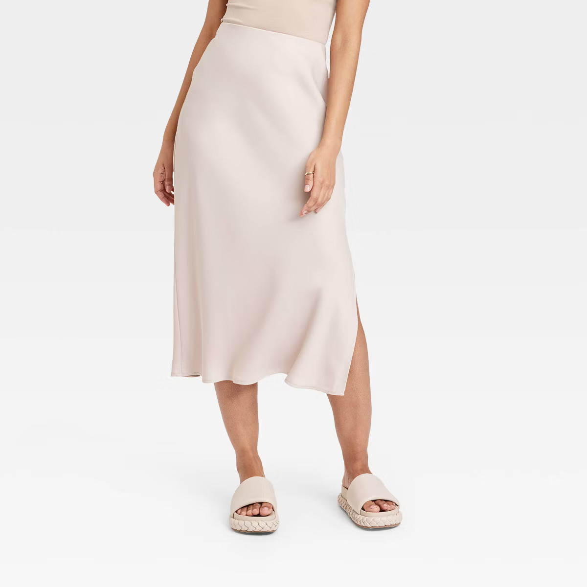 Women's Midi A-Line Slip Skirt - A New Day™ | Target