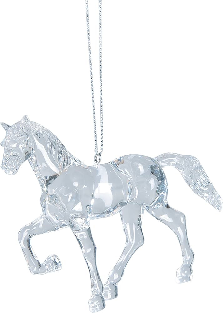 C&F Home Clear Acrylic Horse Christmas Ornament Elegant Equine Decor for The Holidays Decoration ... | Amazon (US)