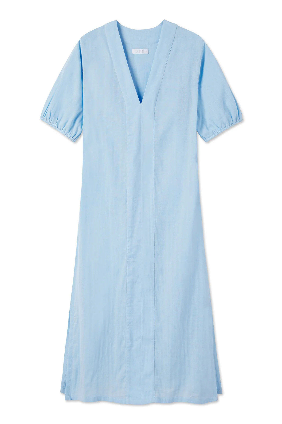 Gauze Caftan in Morning Blue | Lake Pajamas