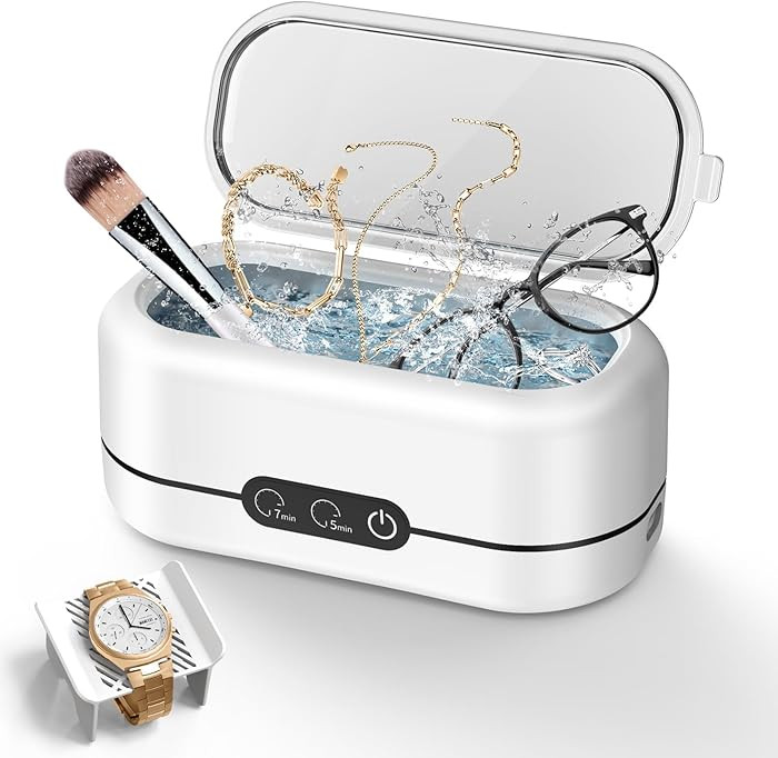 Ultrasonic Jewelry Cleaner, 48KHz Ultrasonic Cleaner Machine with Dual Cleaning Modes for Jewelry... | Amazon (CA)