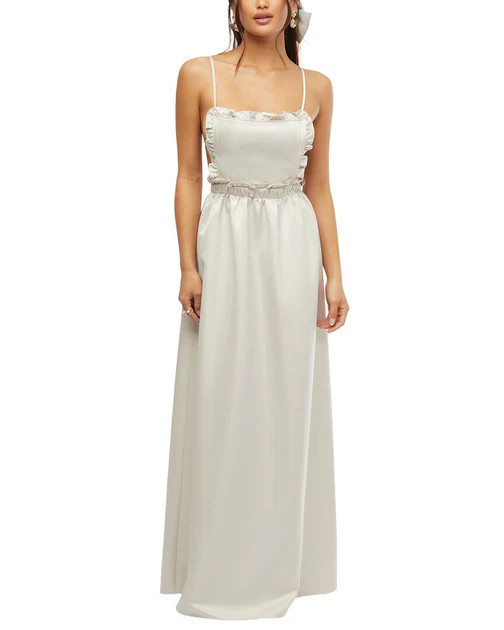WeWoreWhat Ruffle Bib Maxi Dress | Shop Simon