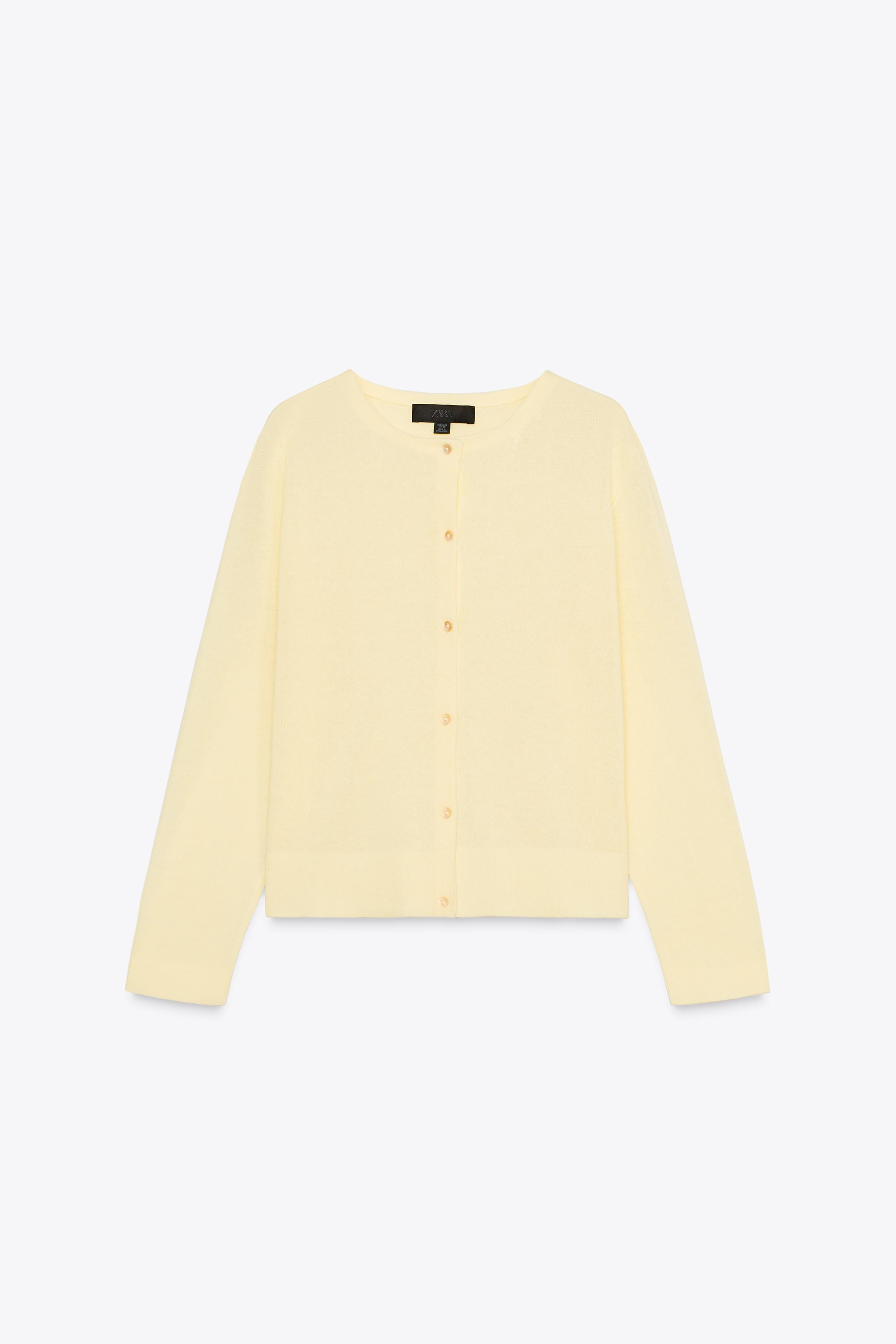 PLAIN KNIT CARDIGAN | Zara US