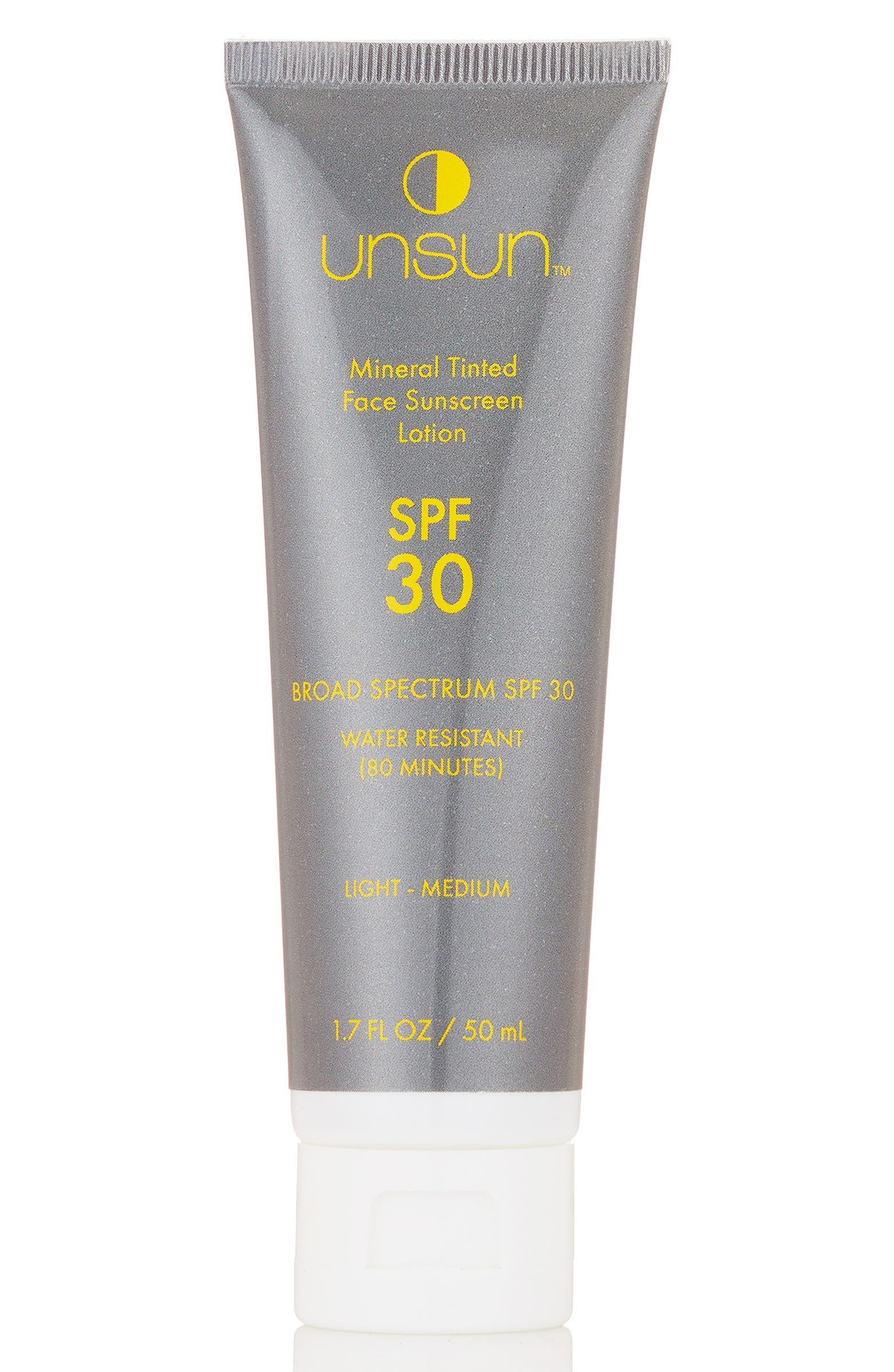 Unsun Mineral Tinted Face Sunscreen Lotion SPF 30 | Nordstrom | Nordstrom