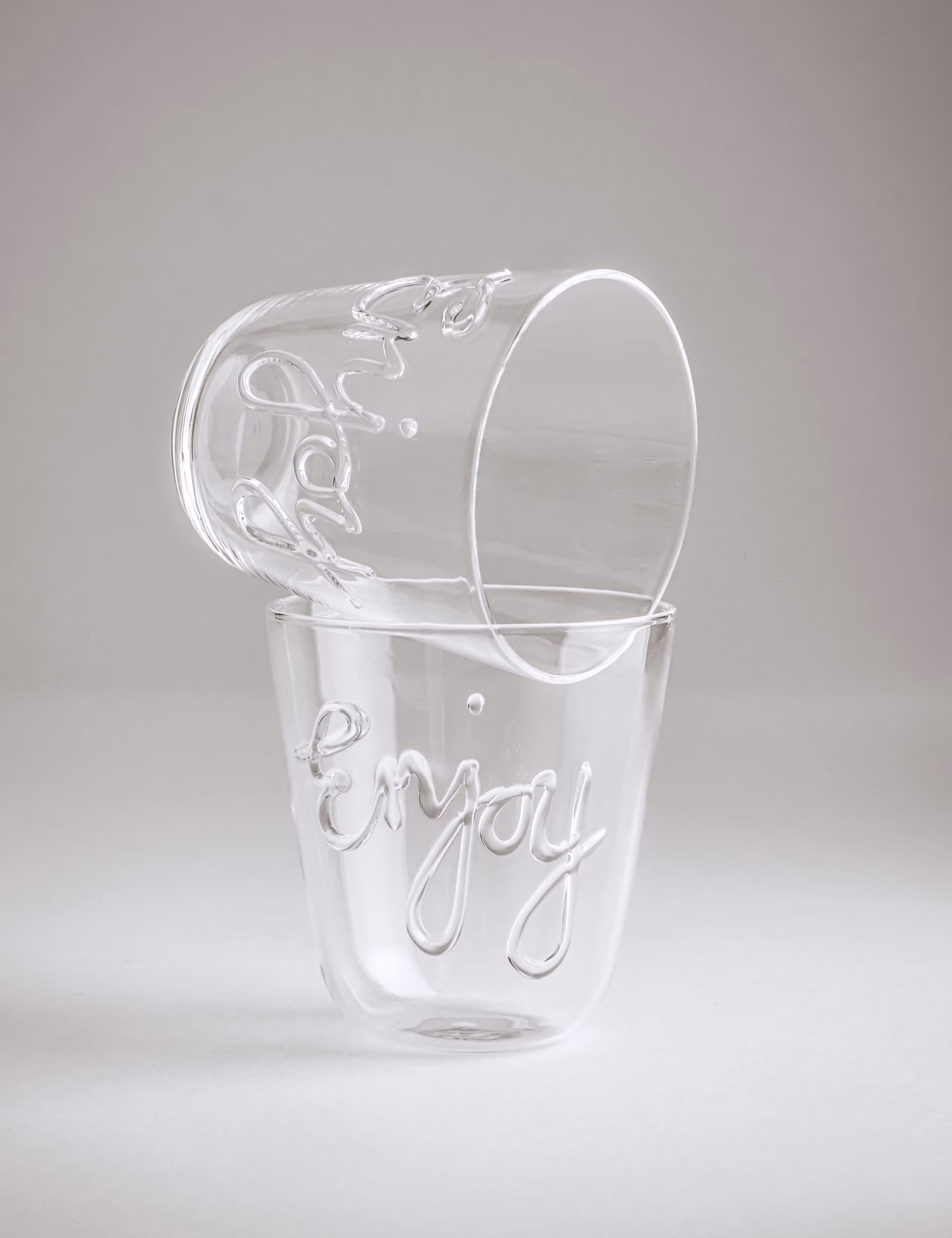 Set of 2 Enjoy Slogan Tumblers | Marks & Spencer (UK)