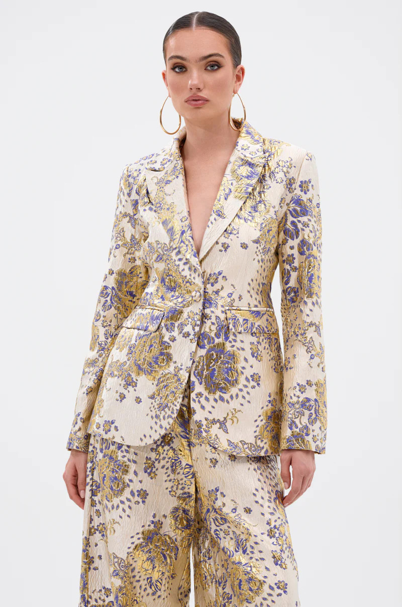 GOLDIE BROCADE BLAZER | AKIRA