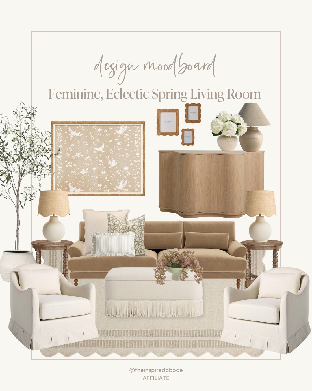 Spring is here & we are loving all of the new furniture and décor with scalloped, woven, and pleated + skirted elements 🌸 Dreaming up a feminine, eclectic living room design on this sunny day – which piece is your favorite?!

#LTKStyleTip #LTKHome #LTKSeasonal