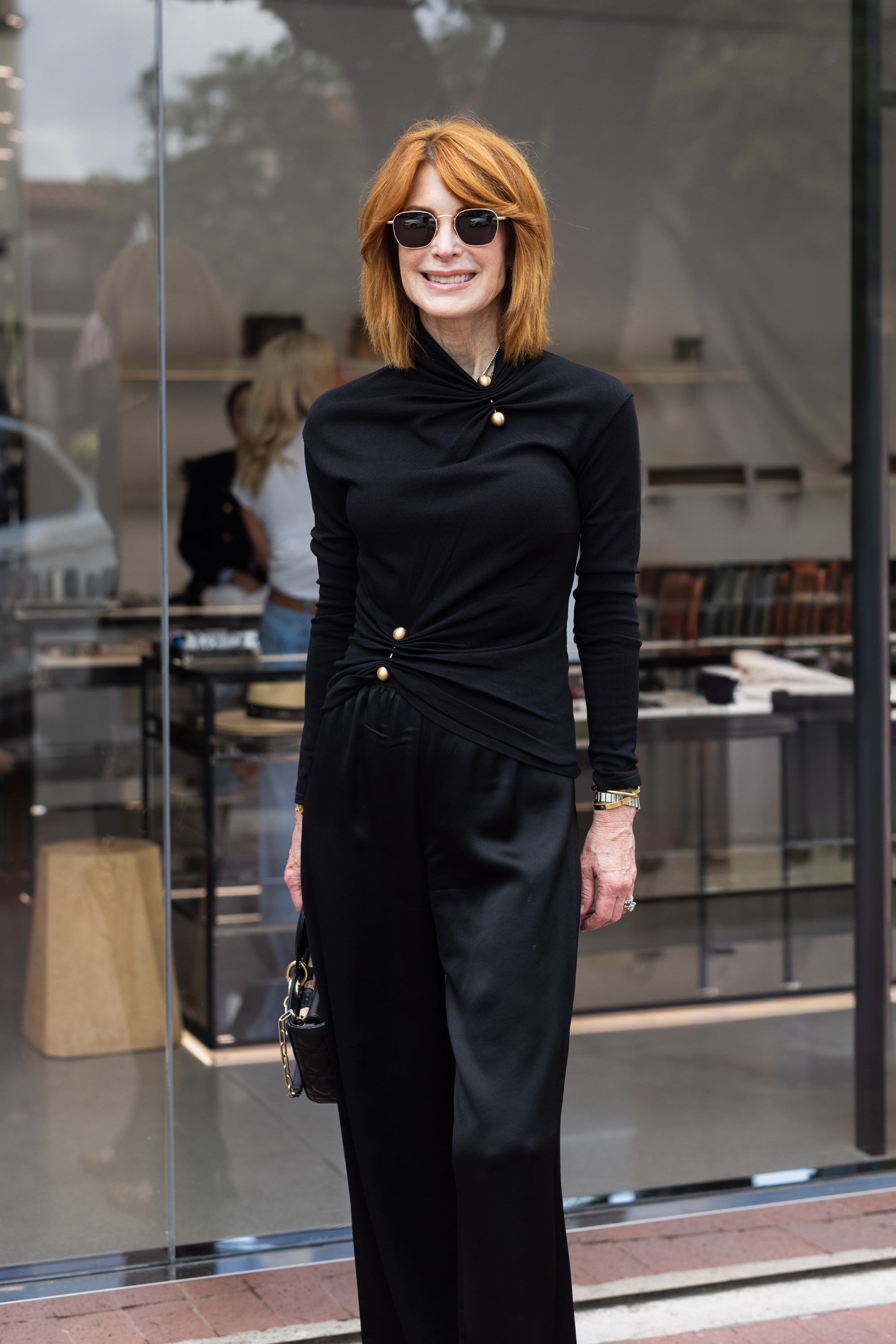 Black-on-black with a little leopard is always a yes for fall. The statement top makes the outfit feel special, while the relaxed pants keep it effortless and wearable. #LTKOver40 #FallOutfits #DateNightOutfits #LeopardPrint #FashionOver40 

 #LTKootd #LTKSeasonal #LTKOver40