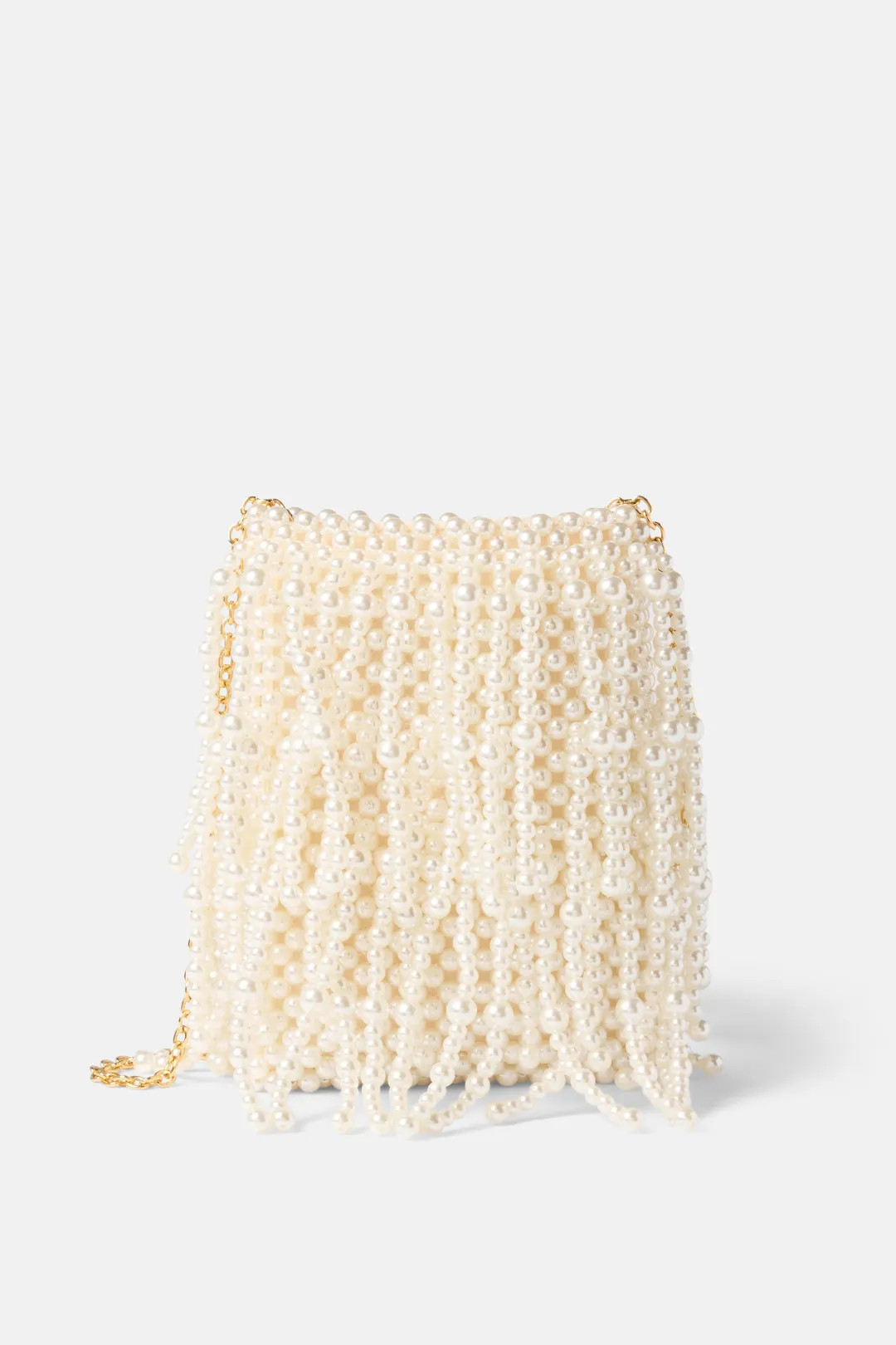 Lele Sadoughi Drippy Beaded Pearl Crossbody | Rent the Runway