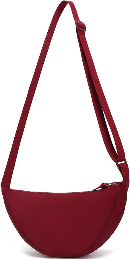 YIKOEE Crescent Bag for Women Men Small Sling Crossbody Bag with Half Moon Shape | Amazon (US)