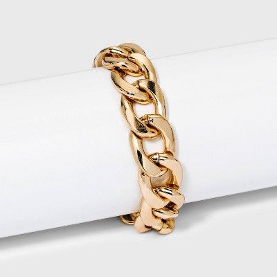 Chunky Chain Bracelet - A New Day&#8482; Gold | Target