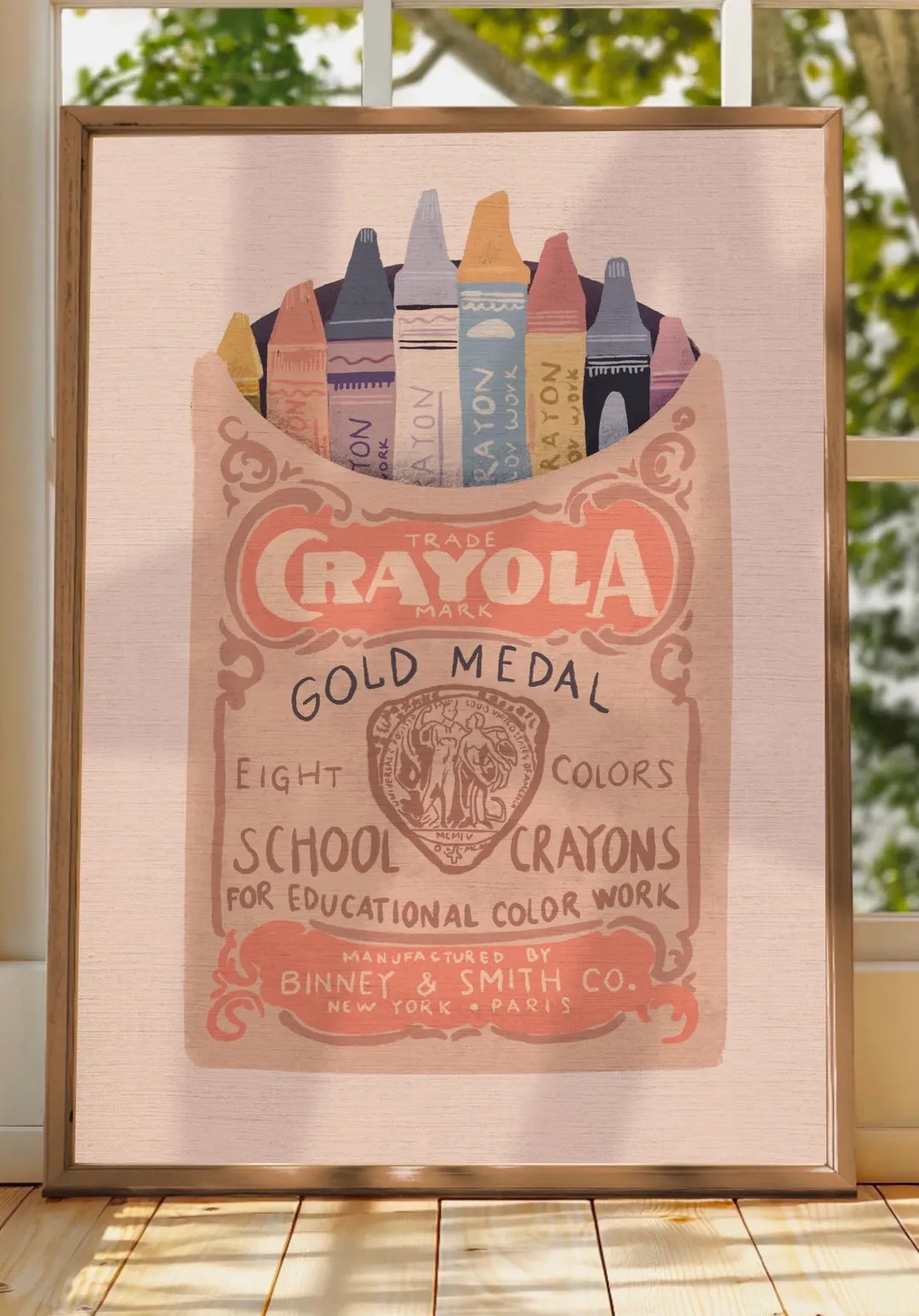 Crayon Box Art Print: Vintage Nursery Decor (digital Download) - Etsy | Etsy (US)