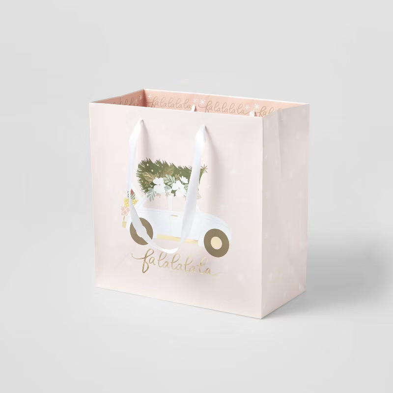 Large Square Car 'FaLaLa' Gift Bag - Wondershop™ | Target