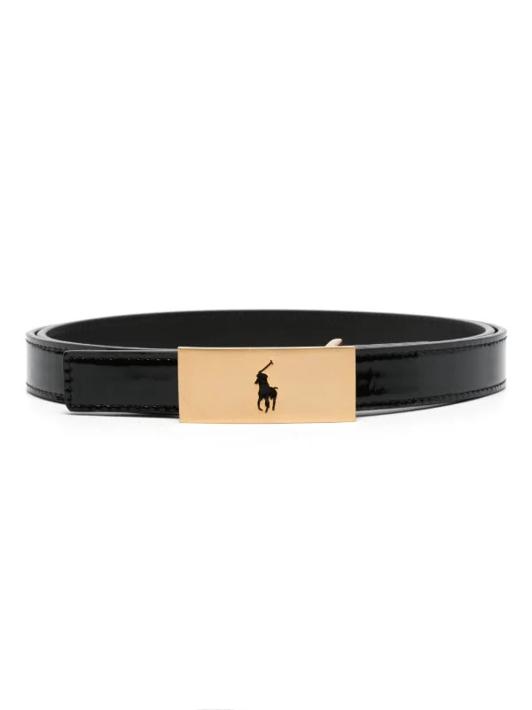 Polo Ralph Lauren Polo Pony-buckle Leather Belt - Farfetch | Farfetch Global