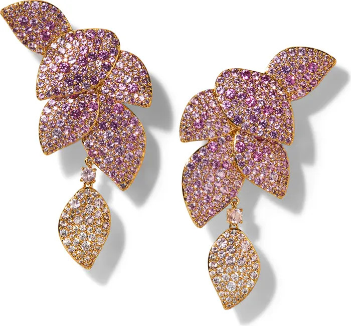 Starlet Leaf Linear Earrings | Nordstrom