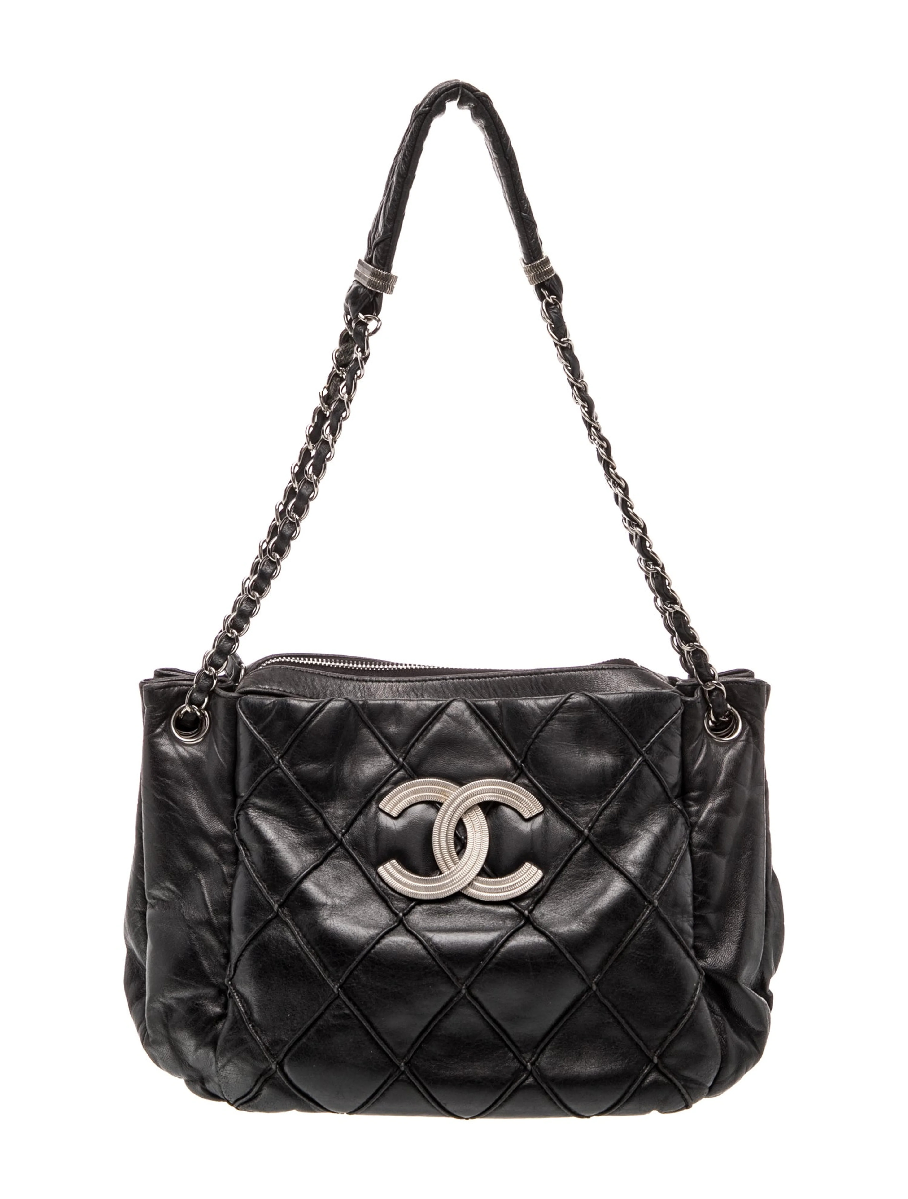 Diamond Stitch CC Accordion Bag | The RealReal