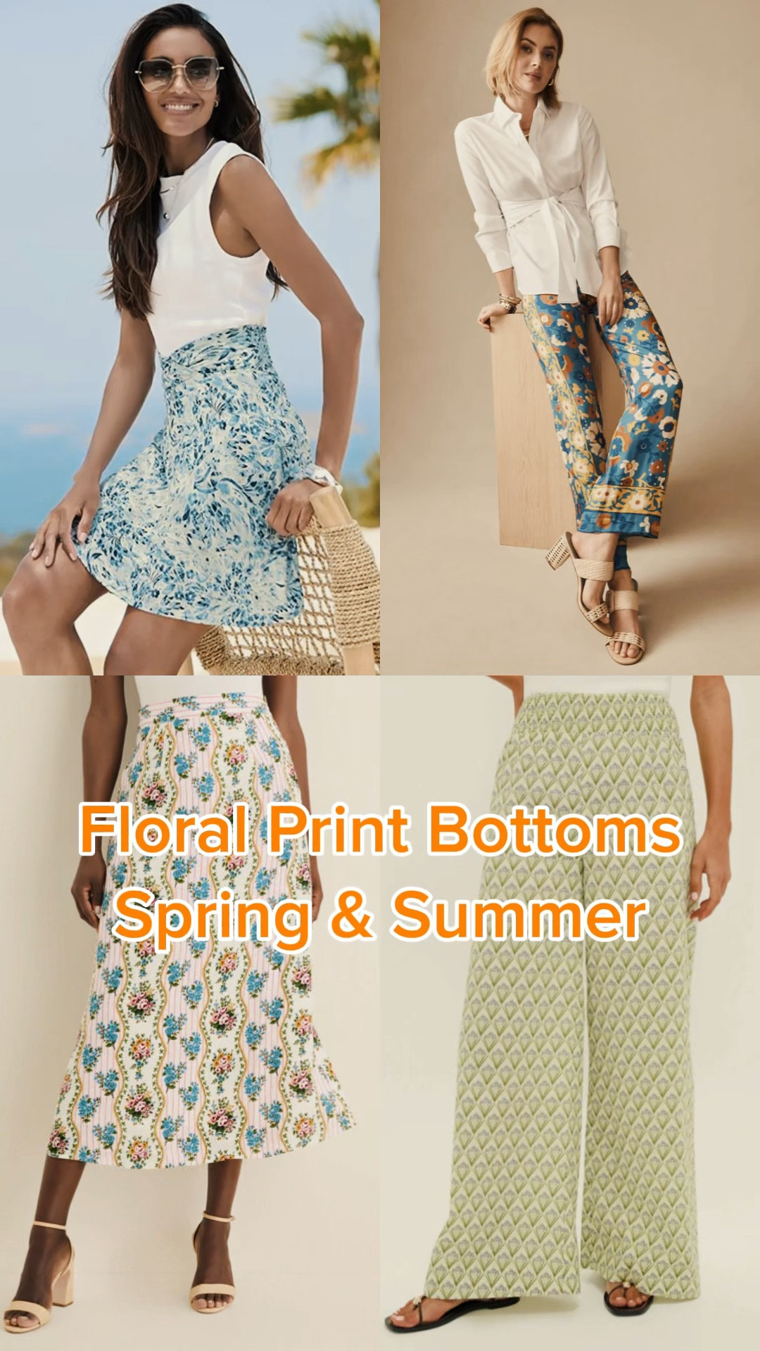Sunshine and warm breezes are calling, is your wardrobe ready? These floral print bottoms will jumpstart spring and summer in your closet. These finds are perfect for travel and Mother’s Day gifts  