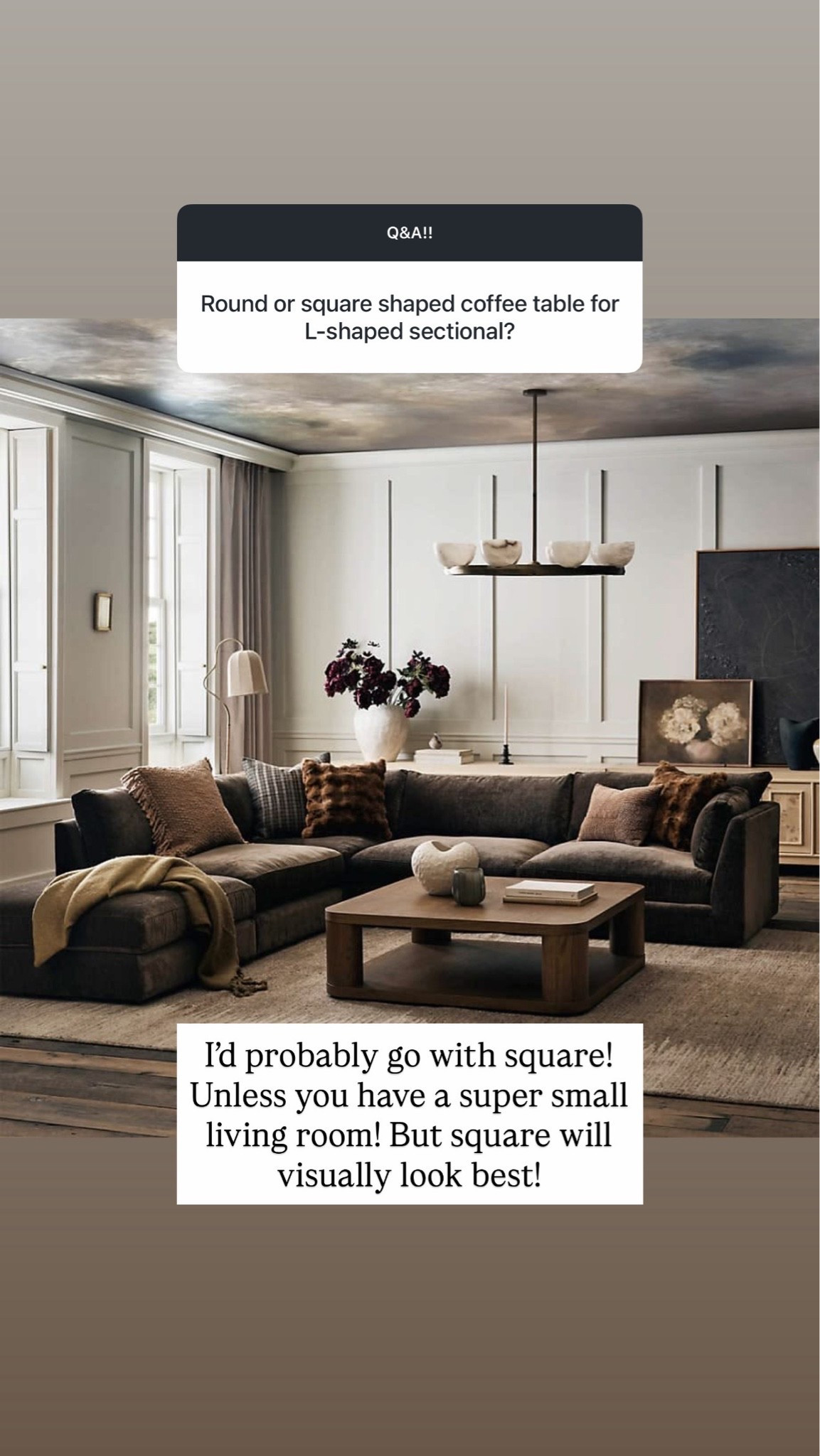 Coffee tables!