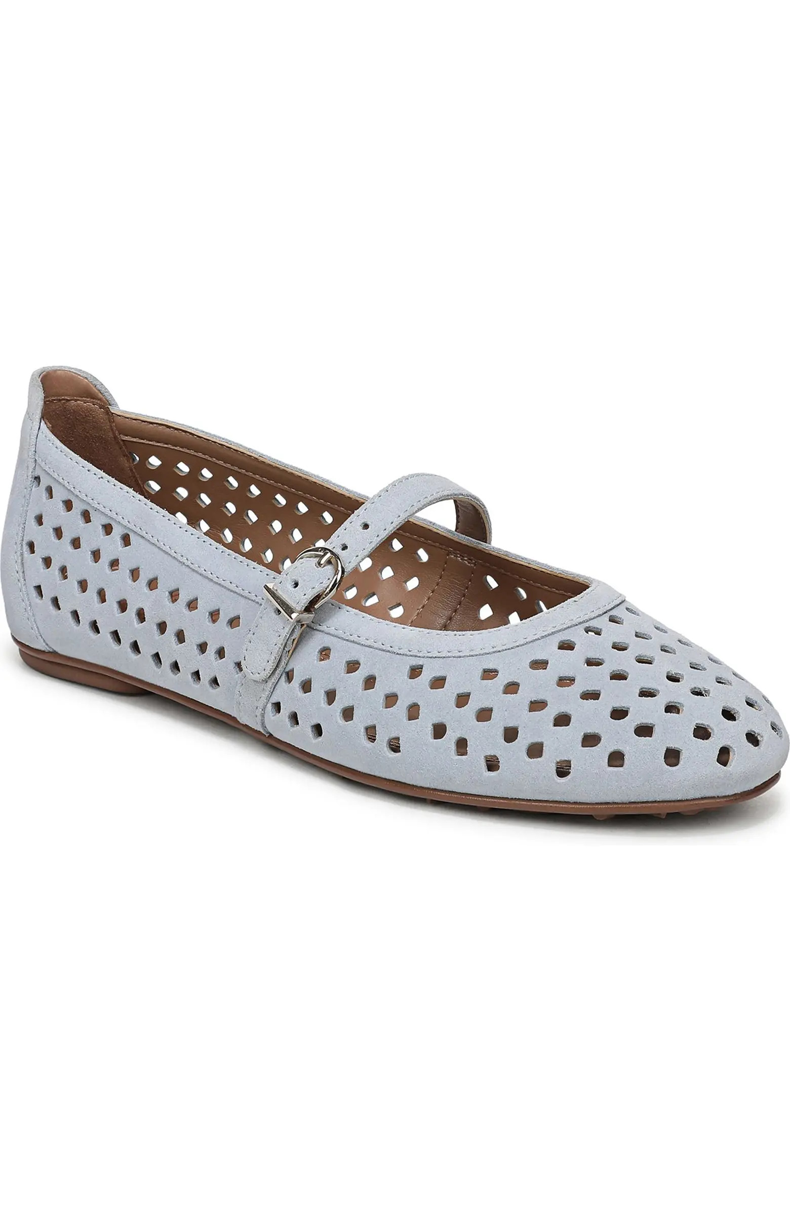Aria Perforated Flat (Women) | Nordstrom