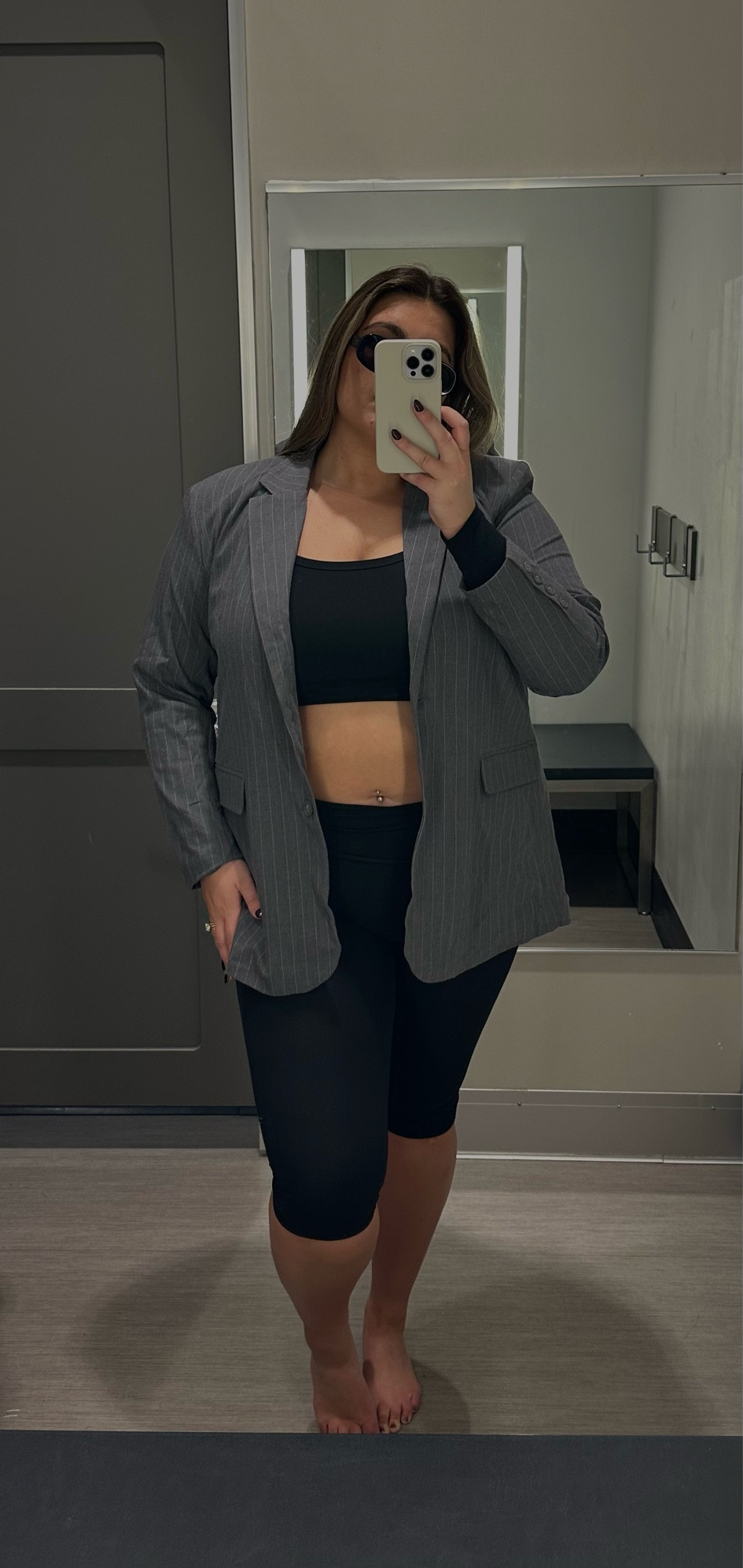 Capris: XXL
Blazer: 3X

Business outfit 

#LTKSeasonal #LTKPlusSize #LTKWorkwear