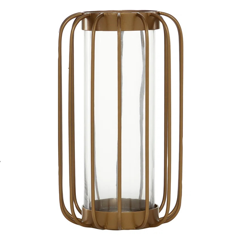 Alldredge Gold Metal Table Vase | Wayfair North America
