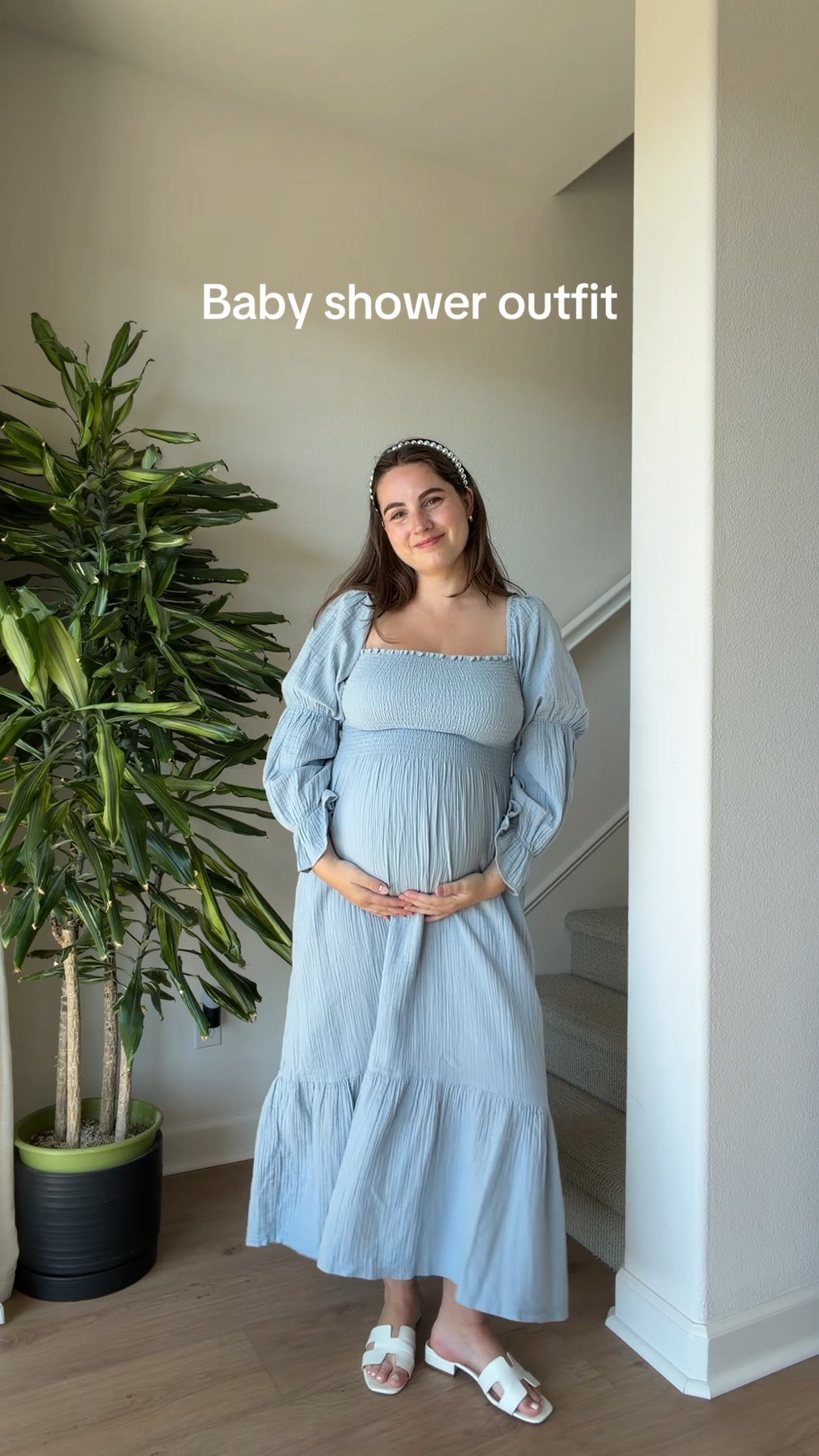 Loved how this looked and felt at our baby shower this weekend! Everything linked - don’t have the exact link for the headband and shoes but I have similar options 

#LTKFindsUnder100 #LTKBump