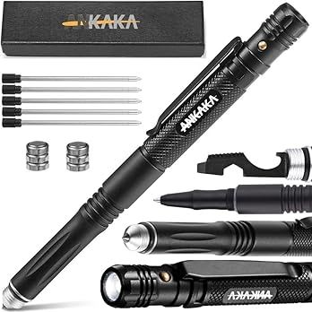 The Most Loaded 6-in-1 Tactical Pen: Solves Other Brands' Weaknesses,Self Defense Tip + Flashligh... | Amazon (US)