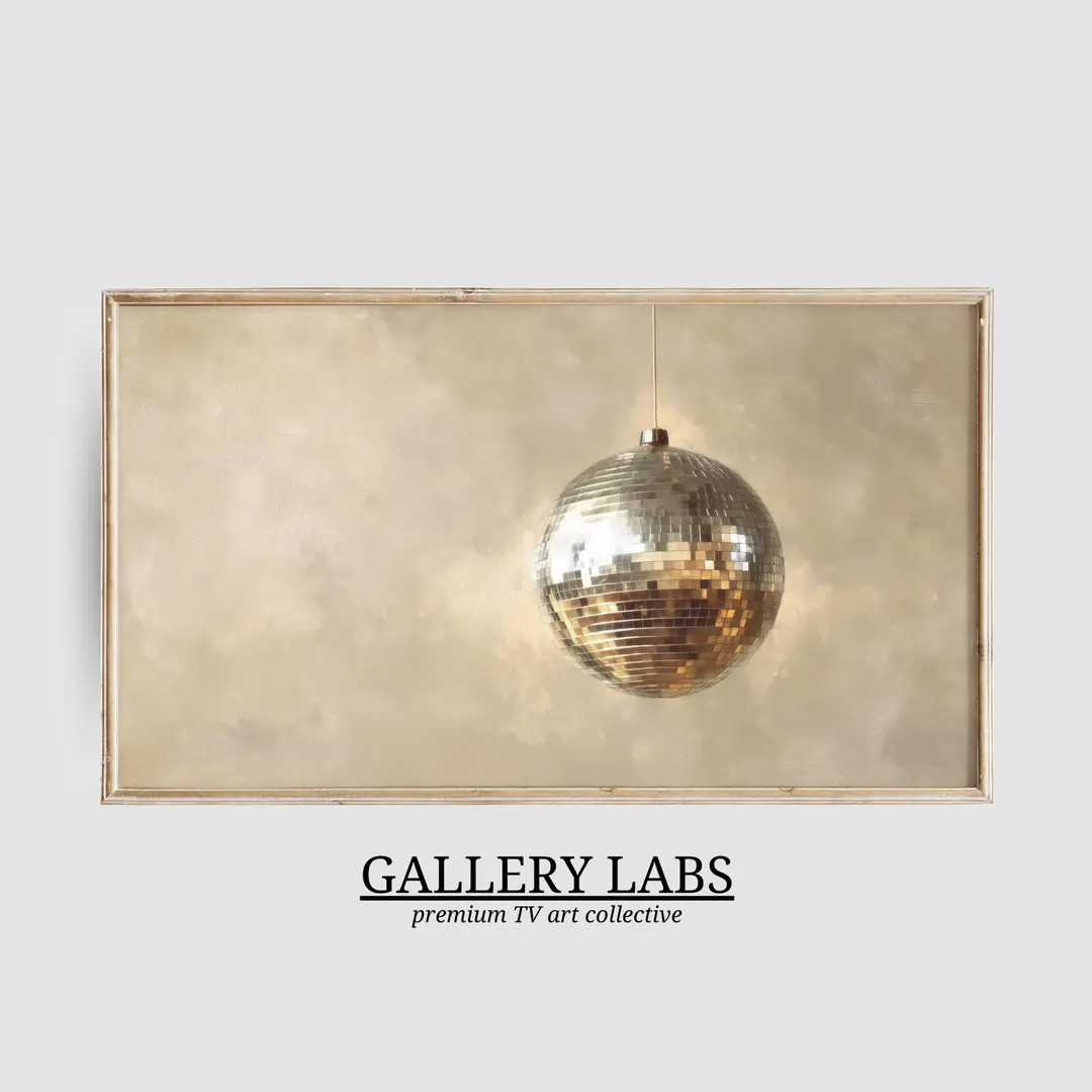 Disco Ball Samsung Frame TV Art • NYE Party Screensaver (Digital Download) | Etsy (US)