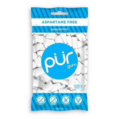 Pur Gum Peppermint Bag - 2.72oz | Target