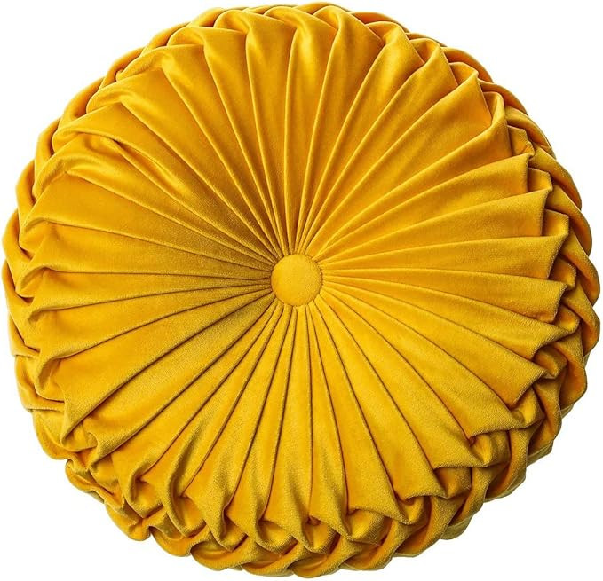 Amazon.com: Throw Pillow for Couch Decorative 3D Pumpkin Round Velvet Cushion for Sofa Bed Chair ... | Amazon (US)