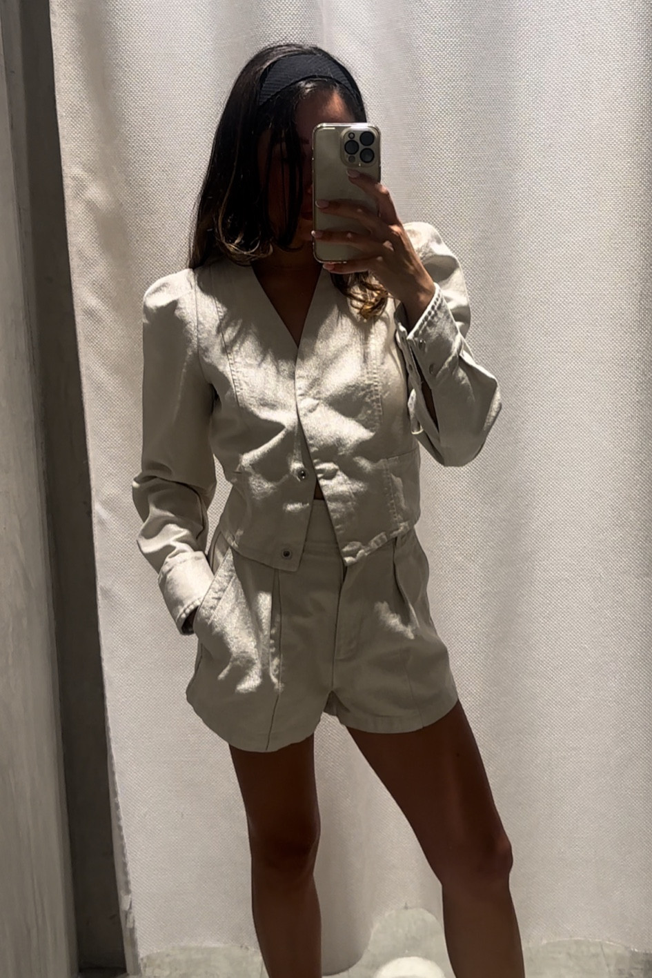 Matching set, beige set, shorts and jacket set, beige jacket, beige blazer, neutral set, neutral shorts 

#LTKSeasonal #LTKFind #LTKfit