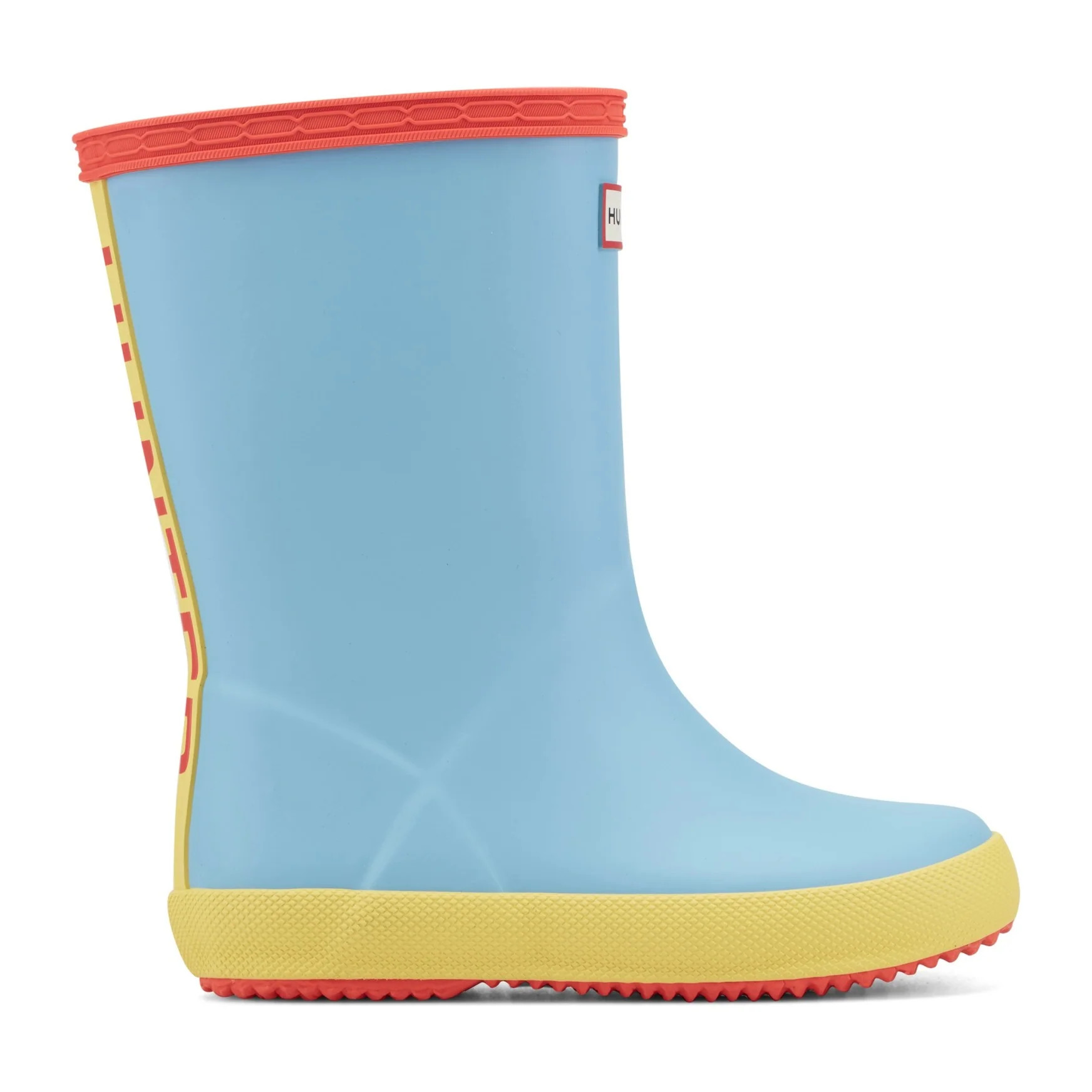 Kids First Logo Rain Boots - Aqua Flash | Hunter Boots | Hunter Boots