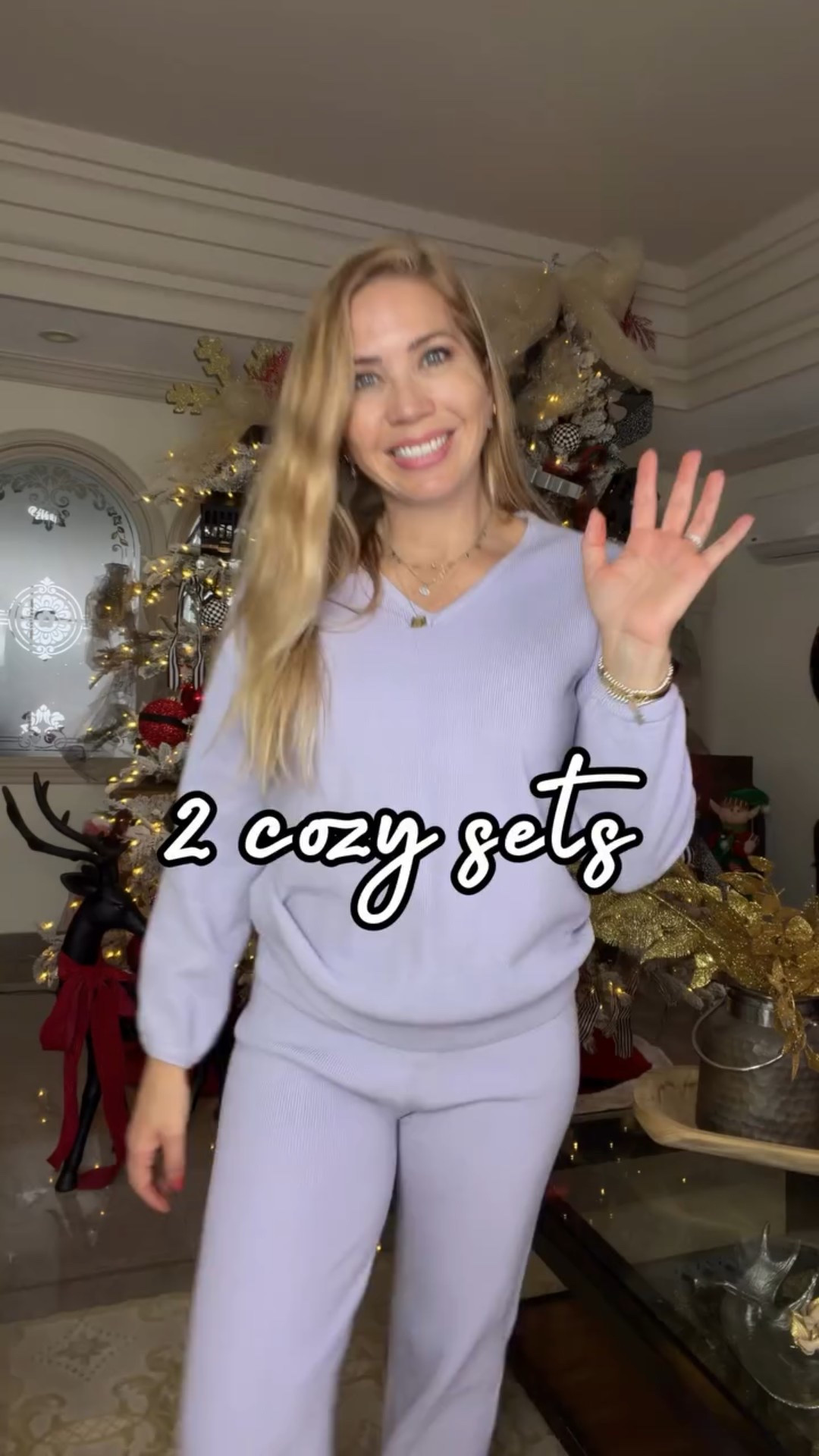 2 super cute and cozy lounge sets… both have great black Friday deals! 