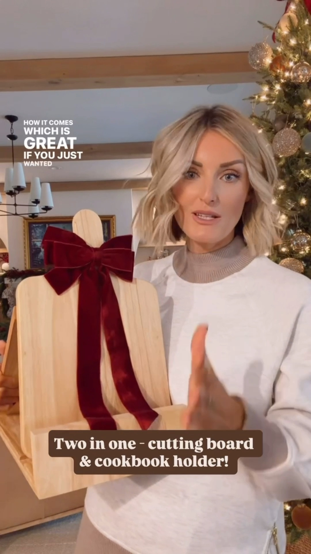 This is a cookbook stand & cutting board! This is a great couples or hostess gift! Or even just a great gift for someone who loves to cook!

Loverly Grey, gift ideas, hostess gifts, couples gifts, newlywed gifts 

#LTKGiftGuide