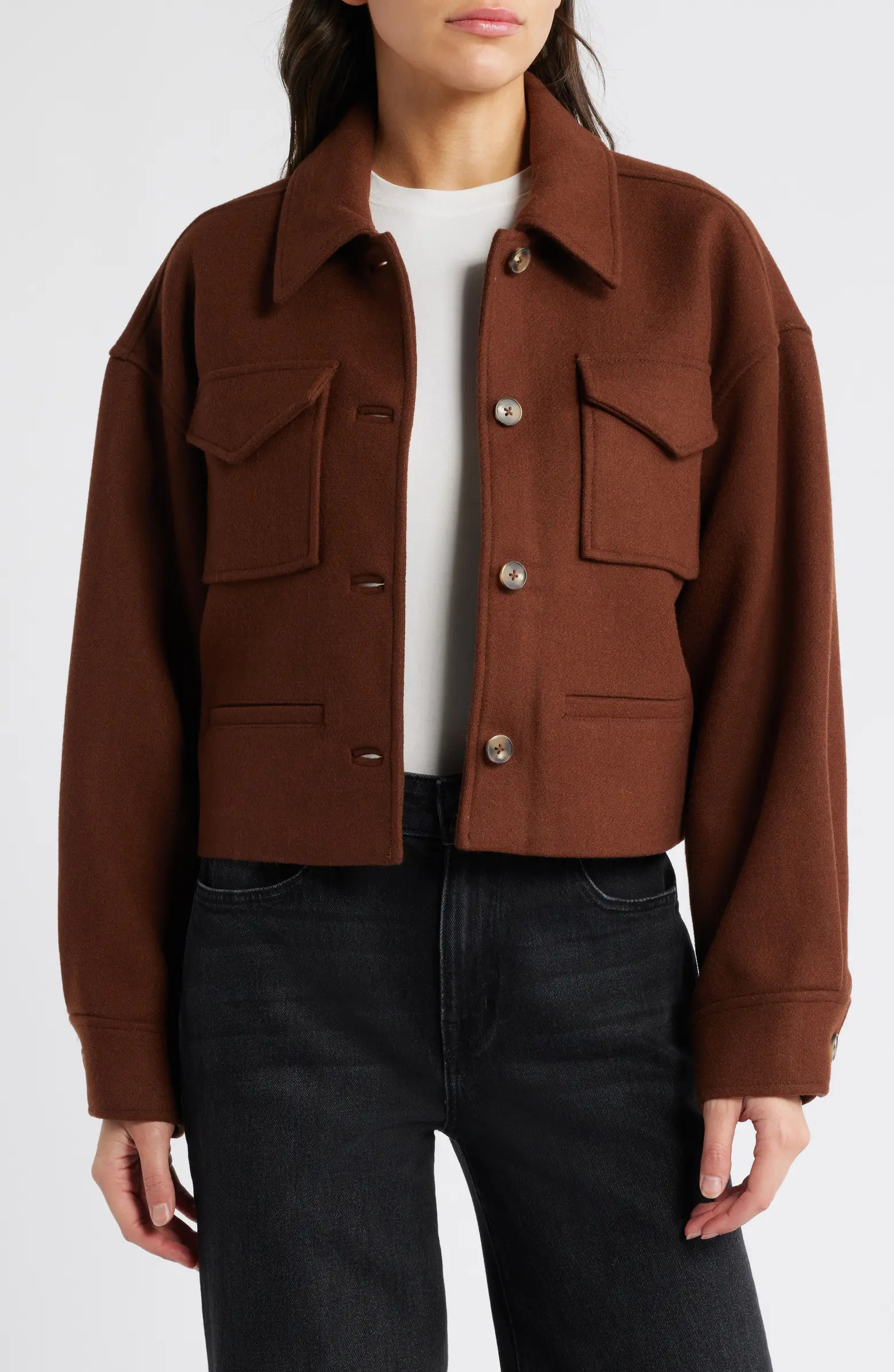 PAIGE Ashtyn Wool Blend Jacket | Nordstrom | Nordstrom