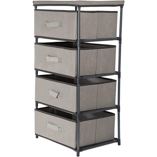 Juvale 4-Layered Storage Bin Cabinet Drawer for Clothing, Underwear, Documents, Household Objects... | Walmart (US)