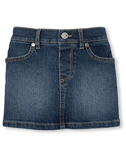 The Children's Place baby girls And Toddler Denim Skort Skirt, China Blue, 12-18 Months US | Amazon (US)
