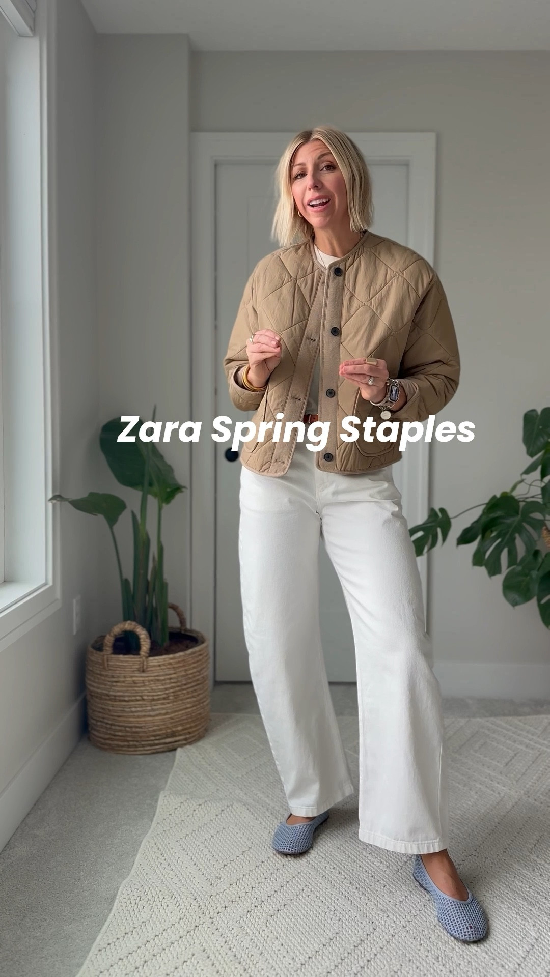 White jeans—but make them timeless.
This is how women over 40 do Spring: clean lines, soft layers, and quiet confidence.
These jeans fit true to size, 100% cotton. Wearing a size medium in the jacket – I like to go up a size for a loose fit to layer. 

#LTKFindsUnder100 #LTKStyleTip #LTKOver40