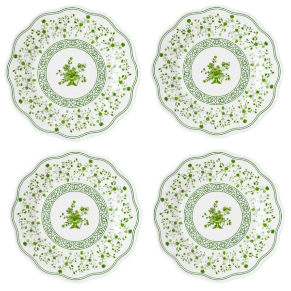 SET OF 4 SPRING GARDEN MELAMINE DINNER PLATES (Set of 4) | Wayfair North America