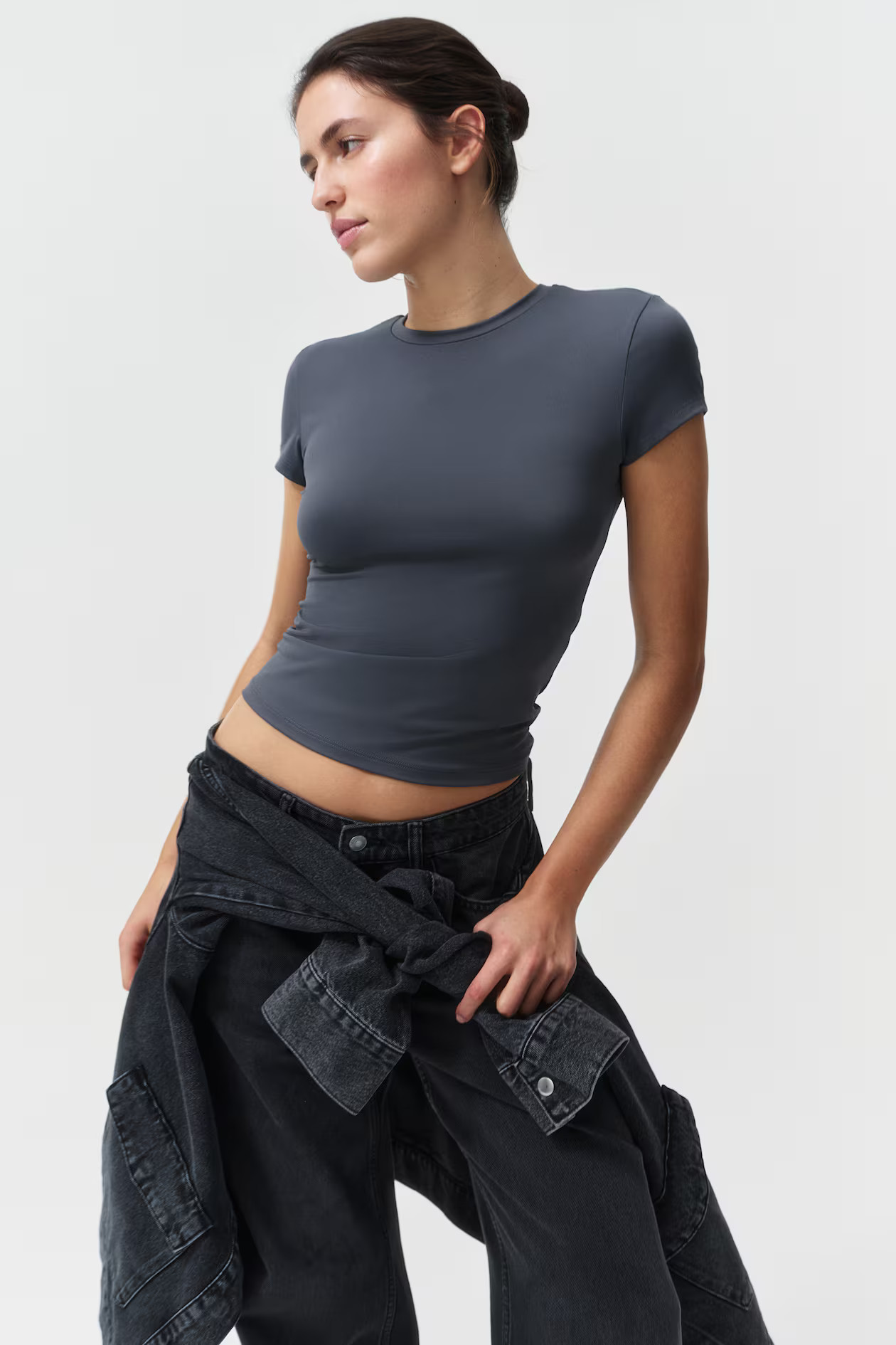 Fitted T-shirt | H&M (US + CA)