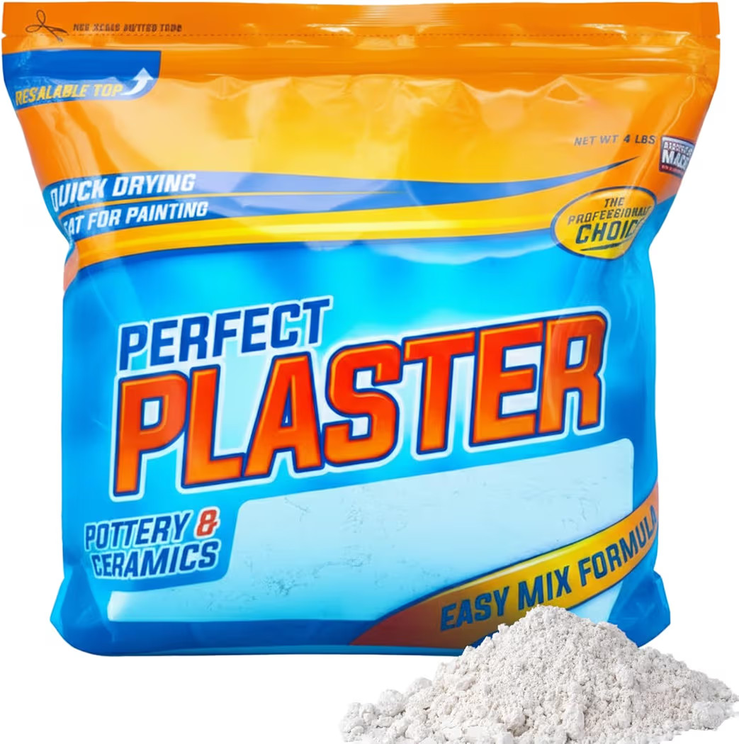 Perfect Plaster for Pottery & Ceramic Slip Casting Molds, Non-Toxic Water-Based Powder Material f... | Amazon (US)