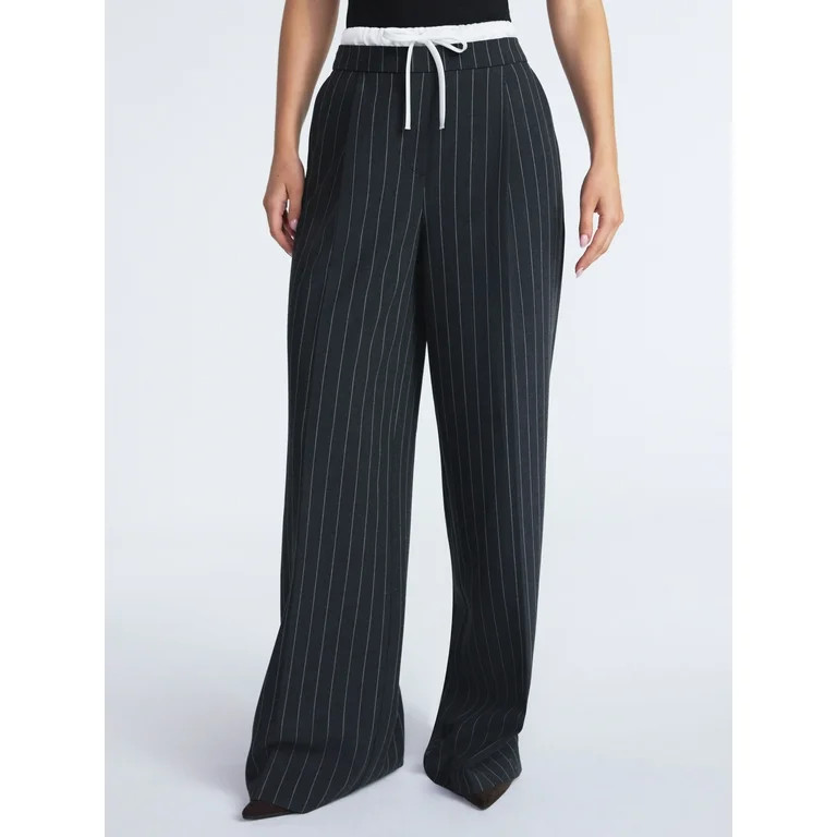 Scoop Women’s and Women’s Plus Double Waisted Pants, Sizes 0-26 | Walmart (US)
