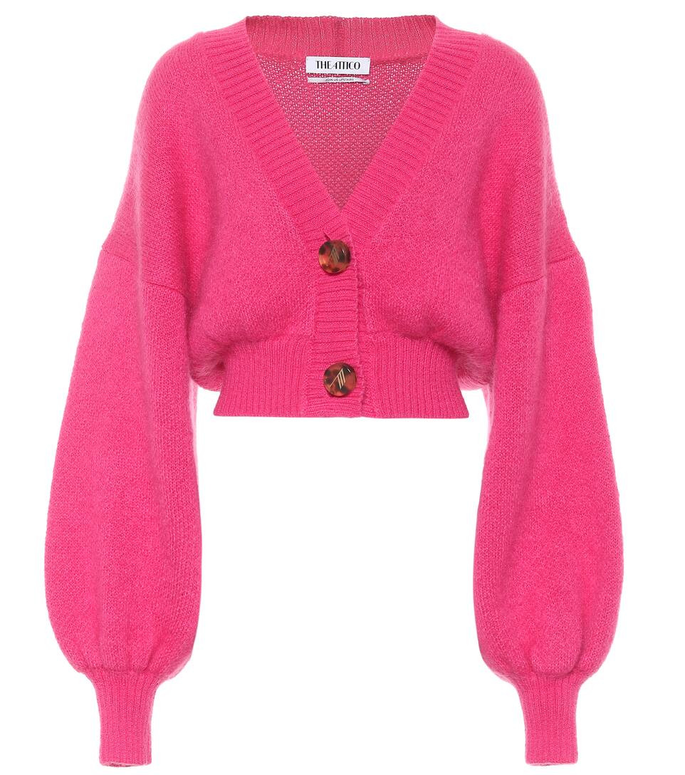 Cropped mohair-blend cardigan | Mytheresa (US/CA)