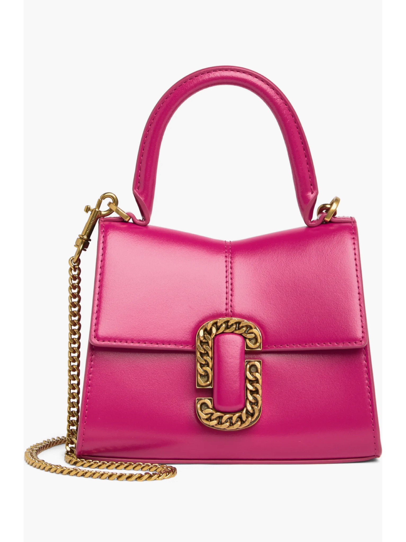 Elevate your style with the St Marc Mini Top Handle Bag – where polished logo hardware meets a sculpted silhouette for a touch of sophistication. This compact bag offers versatility with a rolled top handle and detachable chain strap. Its structured silhouette and flat base ensure stability, making it a functional and fashionable accessory. Lined for added luxury, crafted from leather with a polyurethane coating, this imported piece redefines elegance in every detail. Make a statement with St Marc. 👜✨ #StMarcStyle #CompactElegance #VersatileChic 

#LTKSeasonal #LTKhome #LTKGiftGuide
