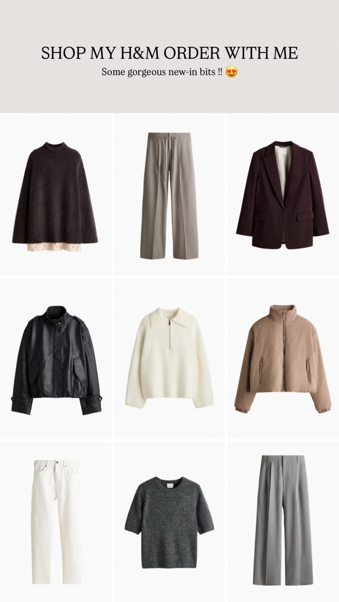 Shop my H&M order with me 🫶🏽

#LTKeurope #LTKstyletip #LTKwinter