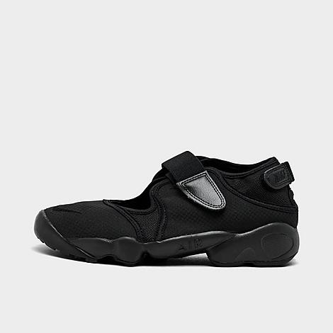 Nike Women's Air Rift Breathe Casual Shoes in Black/White Size: 10.0 | Finish Line (US)
