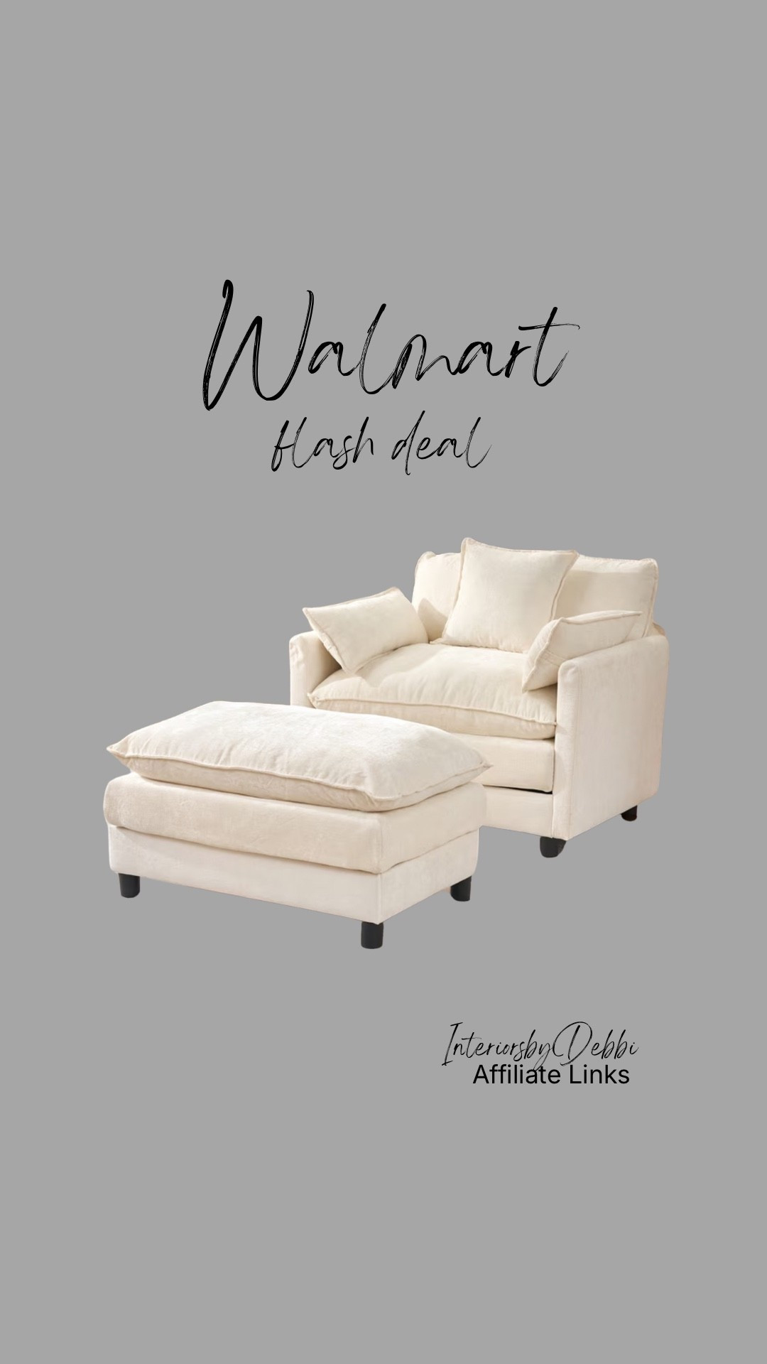 Walmart Find
Chair and ottoman, transitional home, modern decor, amazon find, amazon home, target home decor, mcgee and co, studio mcgee, amazon must have, pottery. barn, Walmart finds, affordable decor, home styling, budget friendly, accessories, neutral decor, home finds, buy new arrival, coming soon, sale alert, high end look for less, Amazon favorites, Target finds, cozy, modern, earthy, transitional, luxe, romantic, home decor, budget friendly decor #walmart

#LTKSeasonal #LTKHome