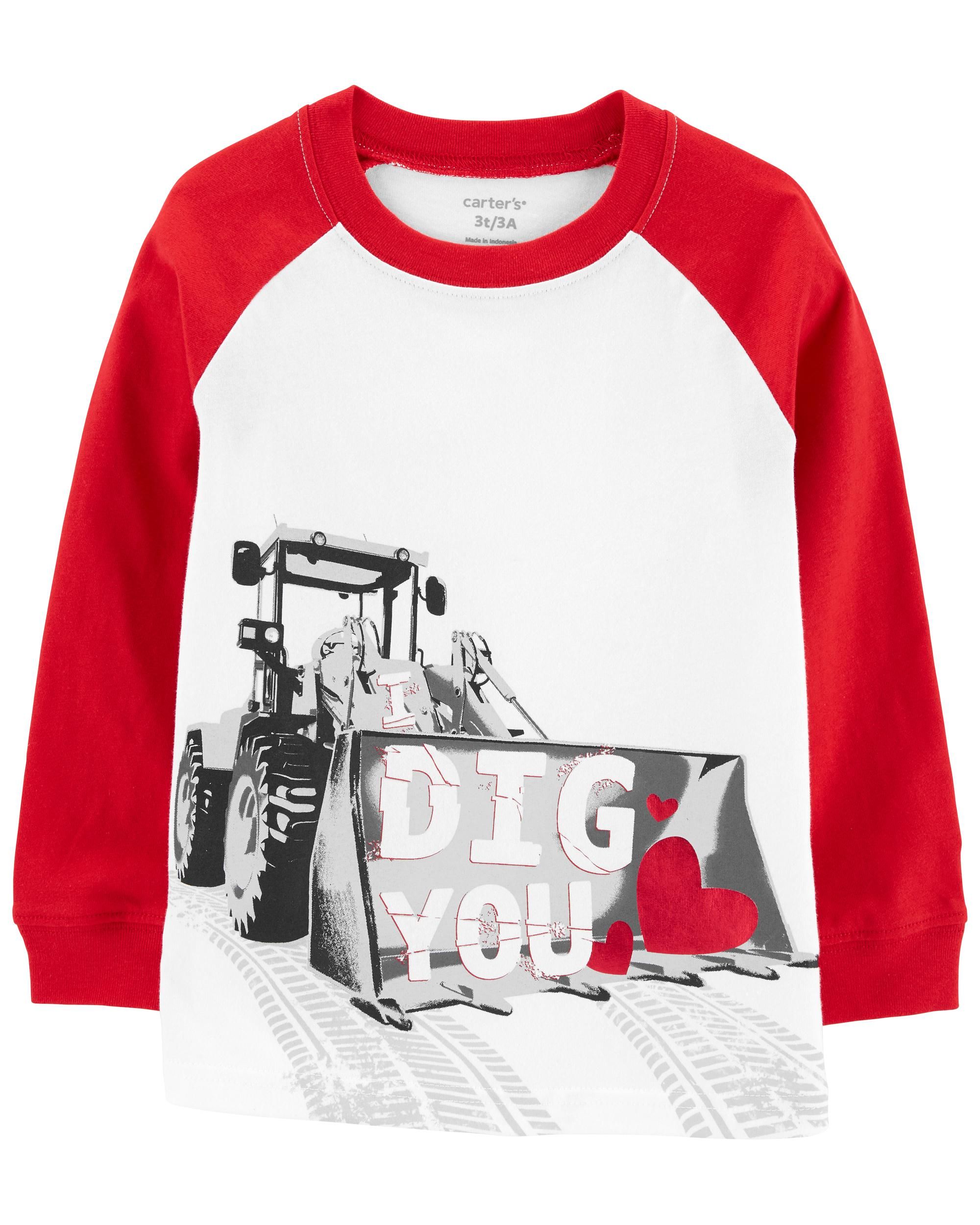 Baby Construction Valentine's Day Jersey Tee | Carter's