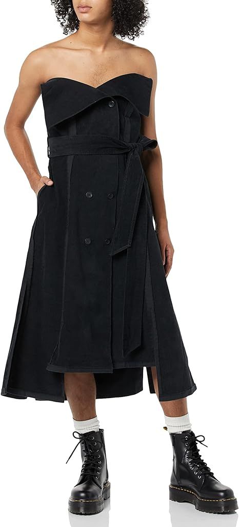 Making the Cut Women's Standard Deconstructed Strapless Coat Dress | Amazon (US)